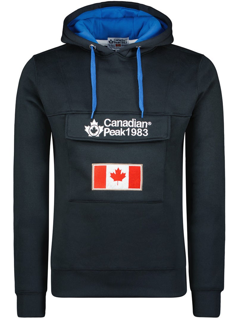 Sweat com capuz gadreak – canadian peak Azul-marinho - Kiabi