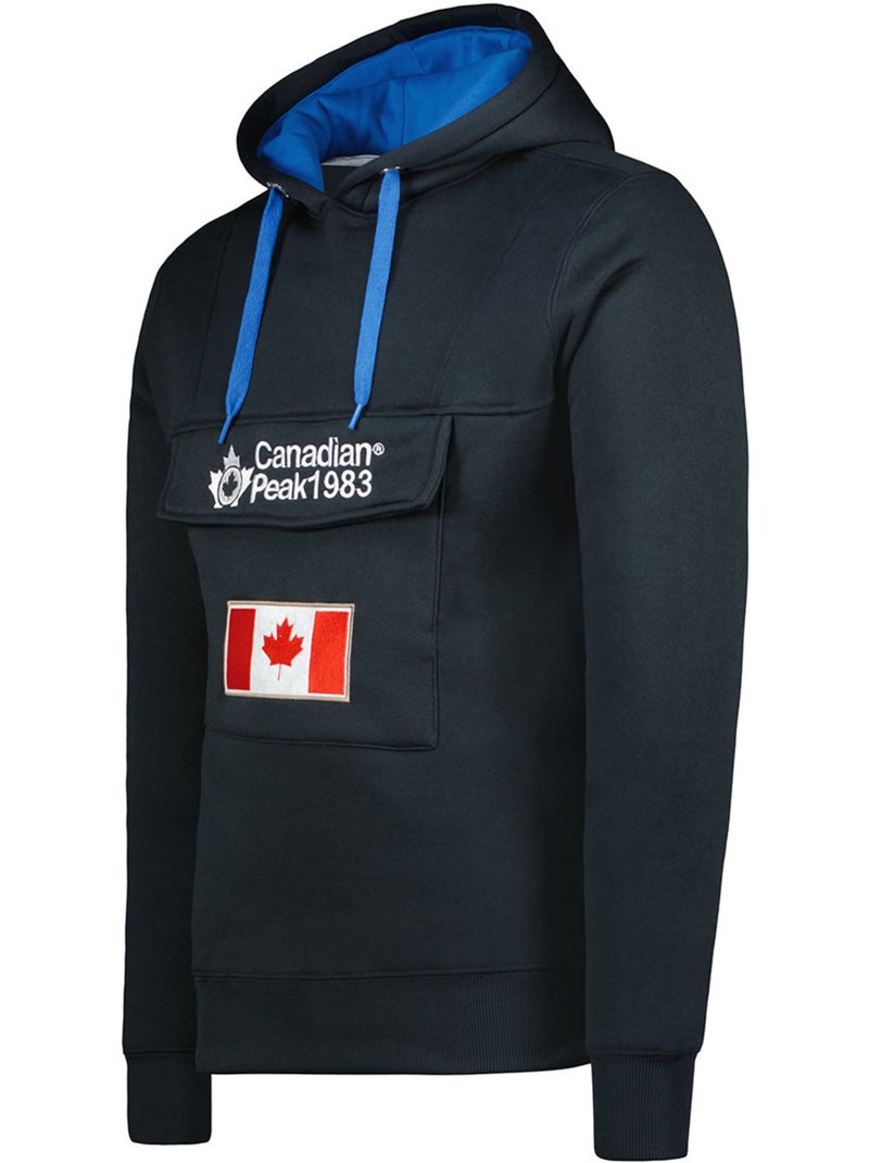 Sweat com capuz gadreak – canadian peak Azul-marinho - Kiabi
