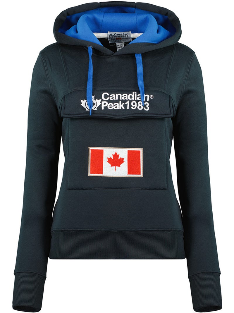Sweat com capuz gadreak – canadian peak Azul-marinho - Kiabi
