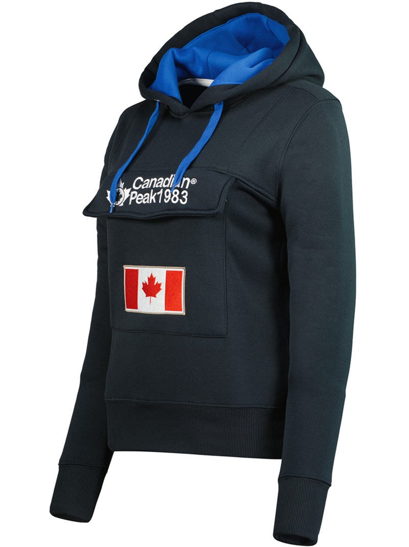 Sweat com capuz gadreak – canadian peak Azul-marinho - Kiabi