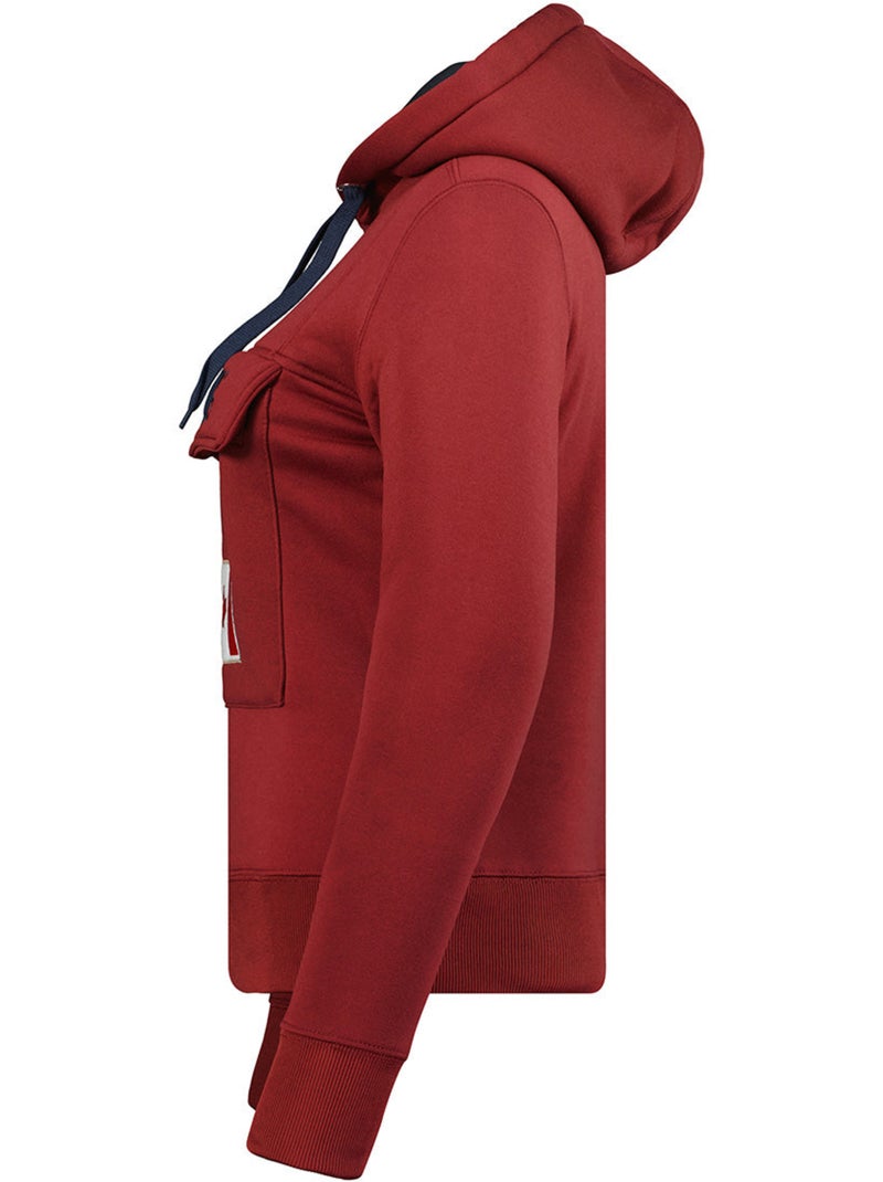Sweat com capuz gadreak – canadian peak Bordô - Kiabi