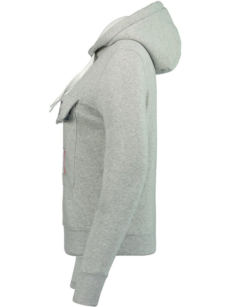 Sweat com capuz gadreak – canadian peak Cinza claro - Kiabi