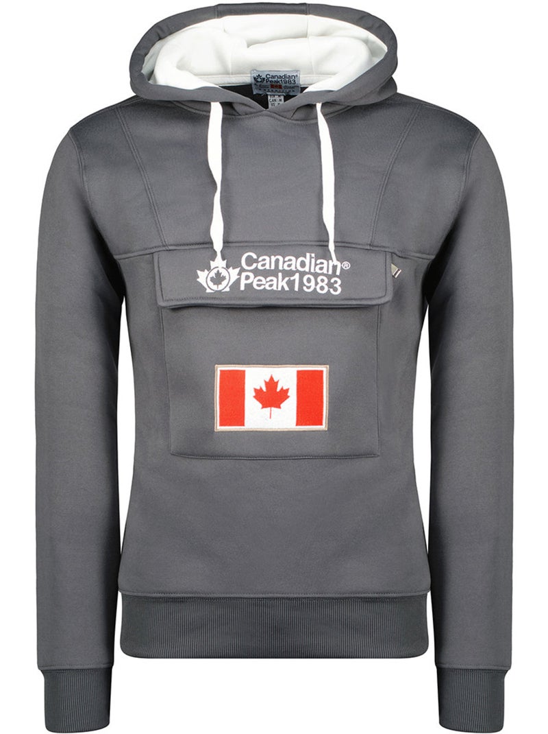 Sweat com capuz gadreak – canadian peak Cinza escuro - Kiabi