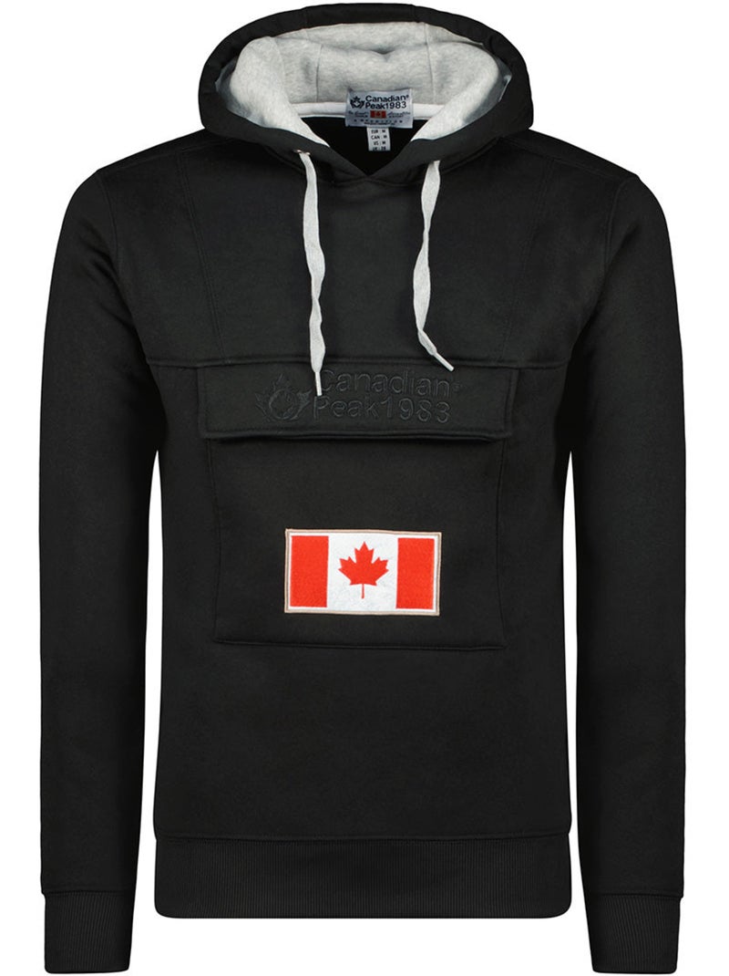Sweat com capuz gadreak – canadian peak Preto - Kiabi