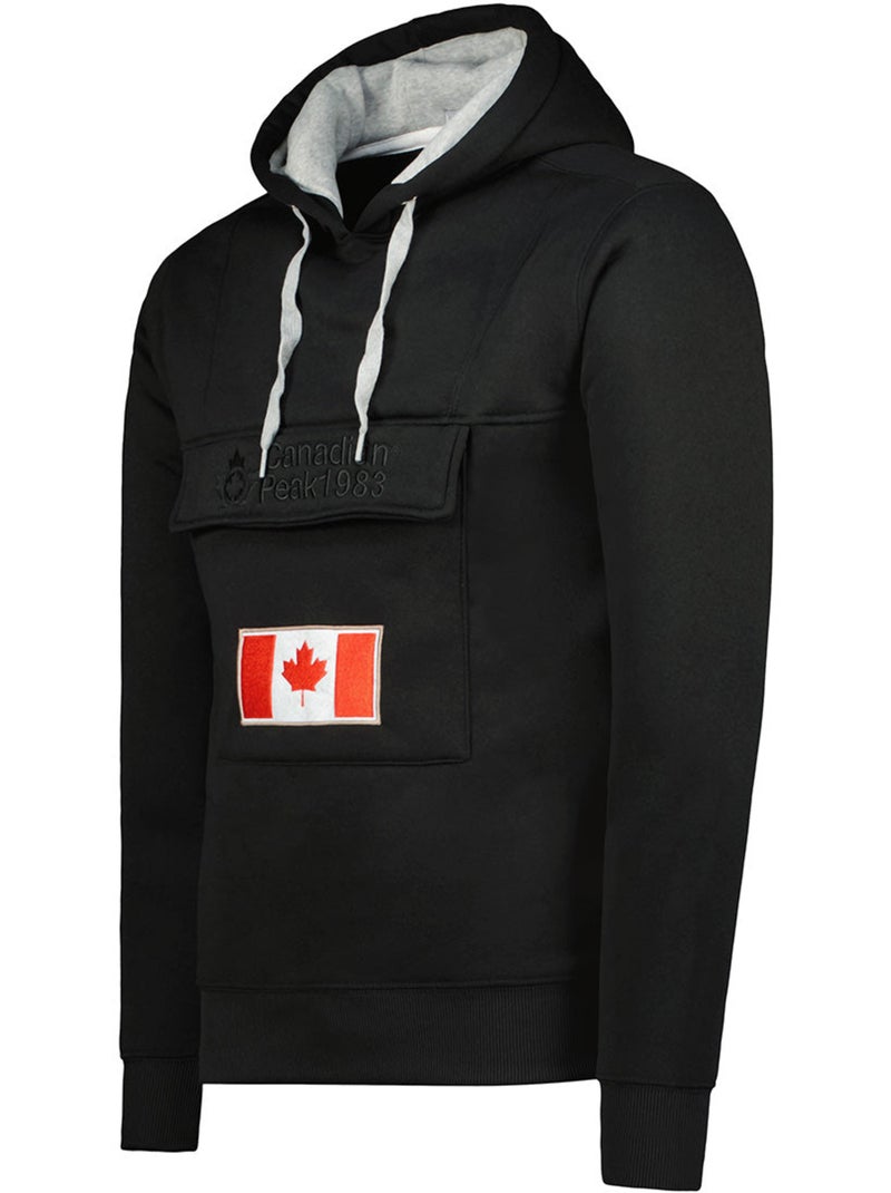 Sweat com capuz gadreak – canadian peak Preto - Kiabi