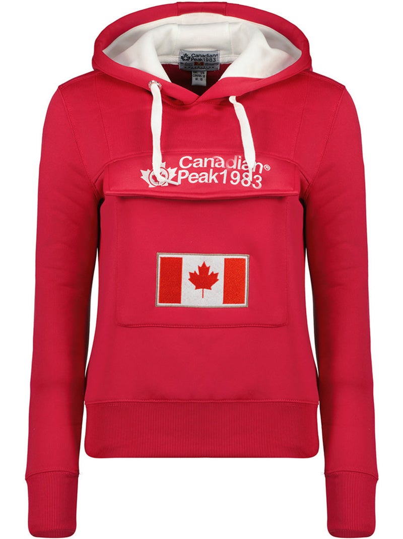 Sweat com capuz gadreak – canadian peak Rosa-fluo - Kiabi
