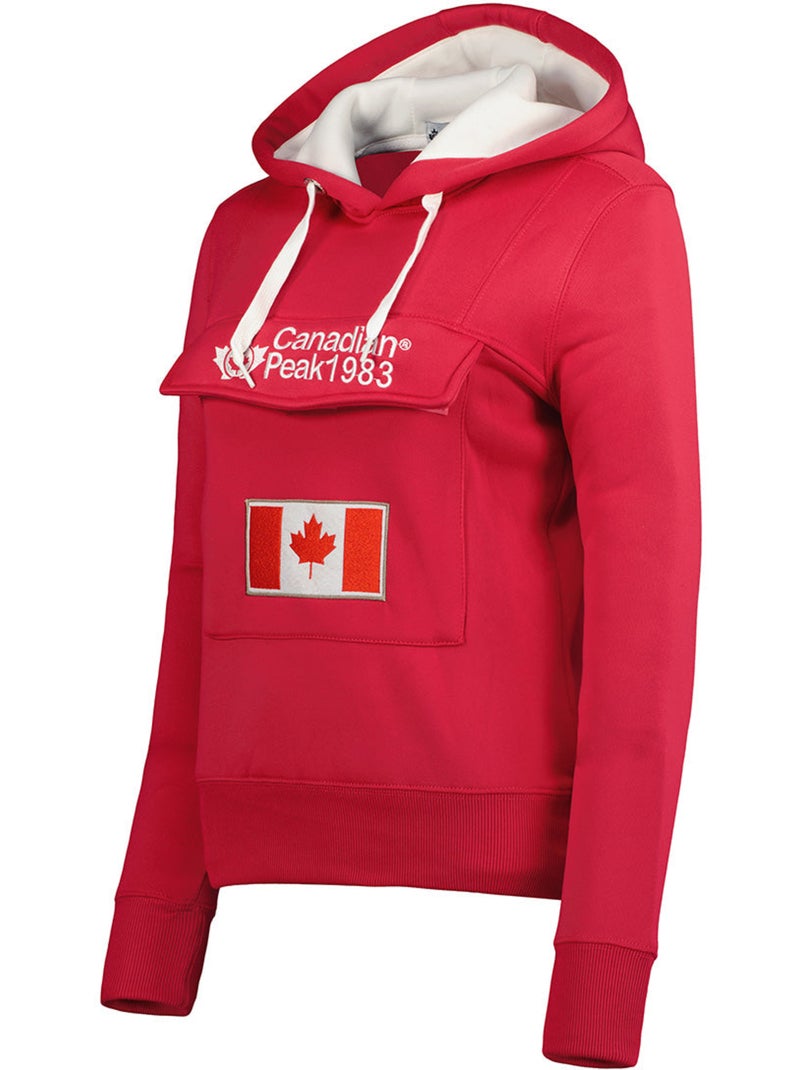 Sweat com capuz gadreak – canadian peak Rosa-fluo - Kiabi