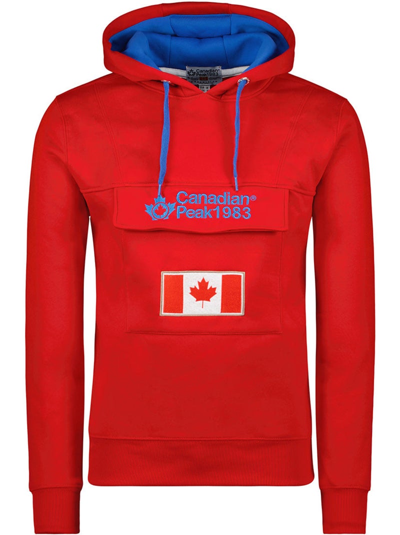 Sweat com capuz gadreak – canadian peak Vermelho - Kiabi