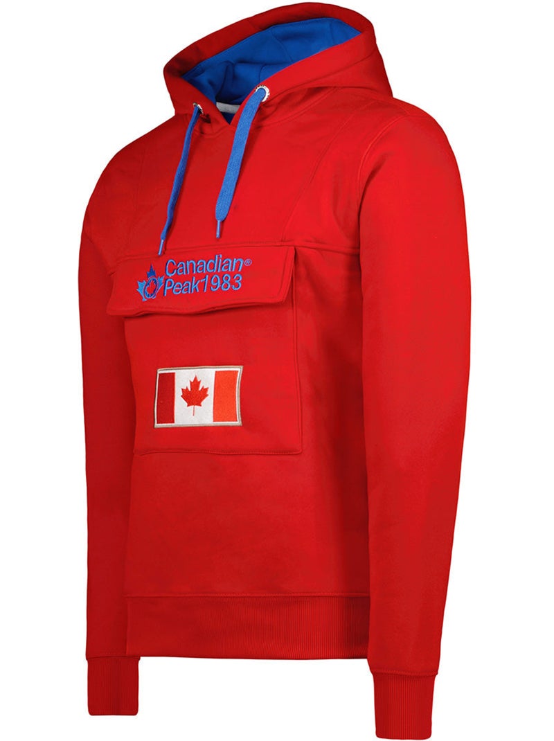 Sweat com capuz gadreak – canadian peak Vermelho - Kiabi