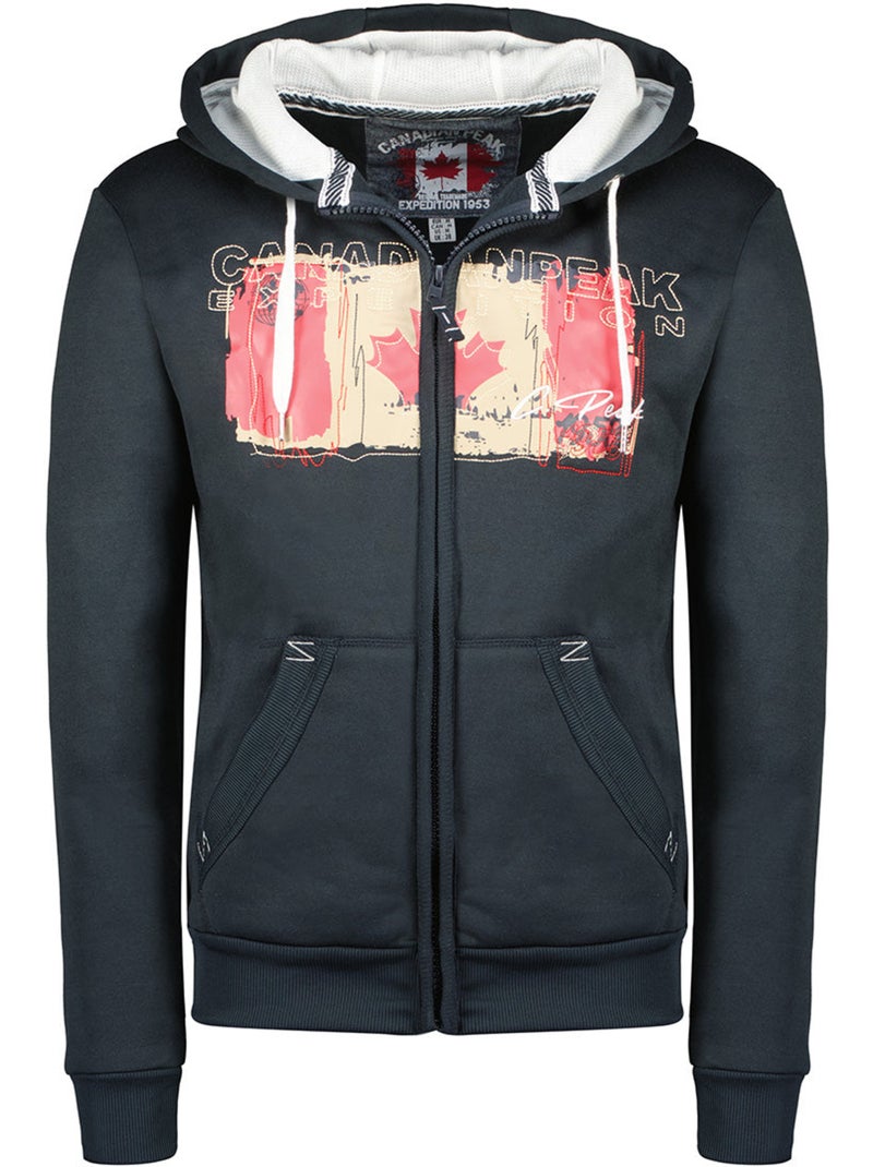 Sweat com capuz gayteak – canadian peak Azul-marinho - Kiabi