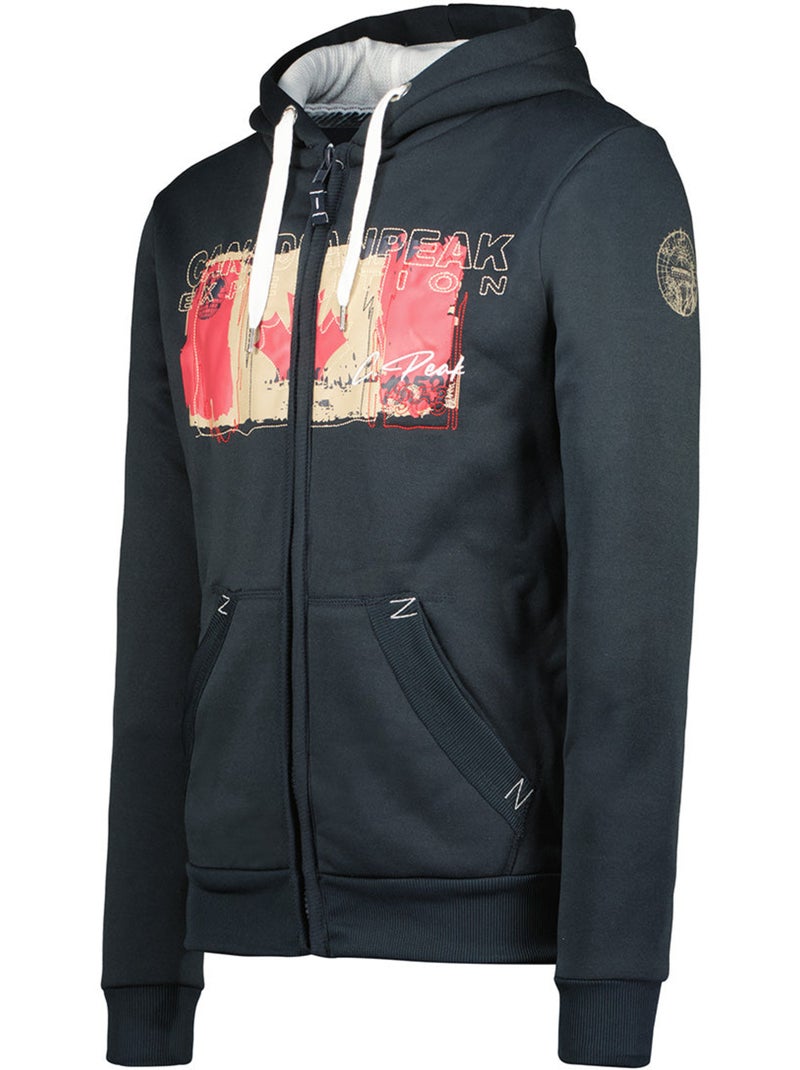Sweat com capuz gayteak – canadian peak Azul-marinho - Kiabi