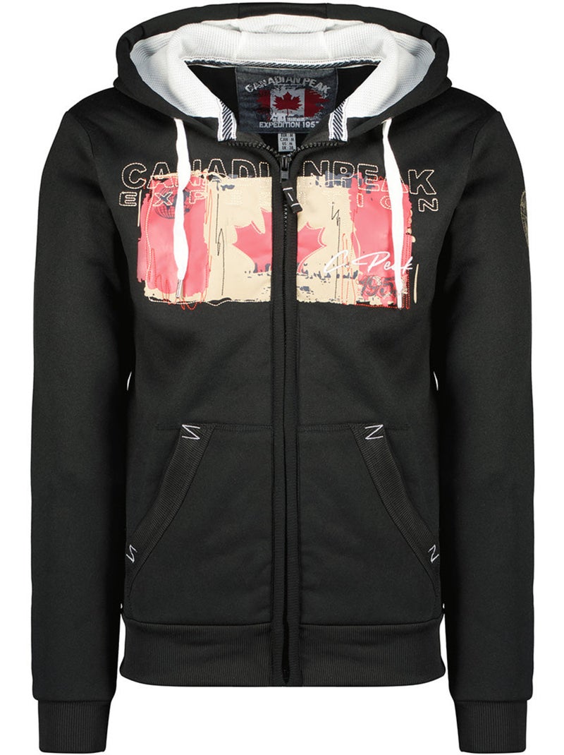 Sweat com capuz gayteak – canadian peak Preto - Kiabi