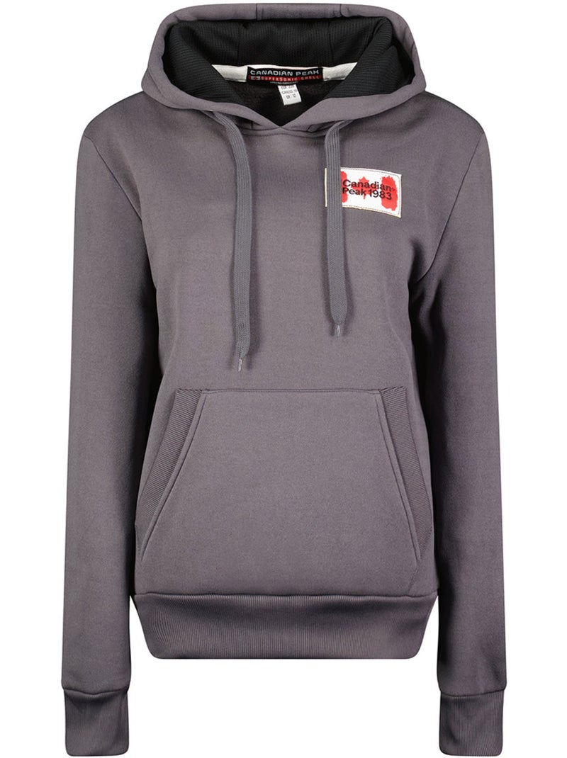 Sweat com capuz genifeak – canadian peak Cinza escuro - Kiabi