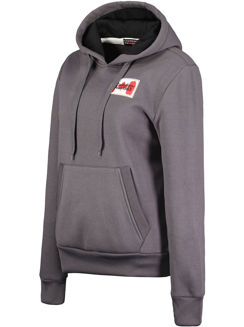 Sweat com capuz genifeak – canadian peak Cinza escuro - Kiabi