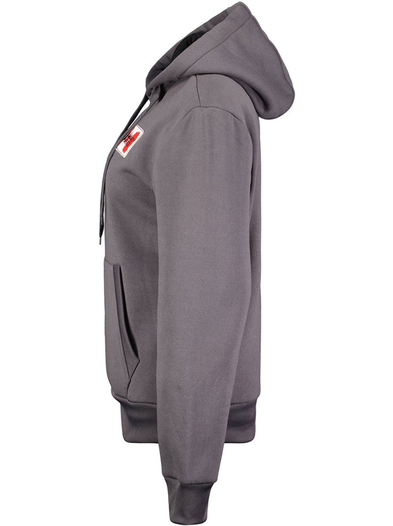 Sweat com capuz genifeak – canadian peak Cinza escuro - Kiabi
