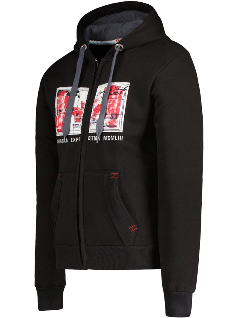 Sweat com capuz ginameak – canadian peak Preto - Kiabi