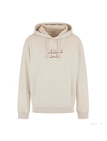 Sweat com capuz guess embro cru para homem