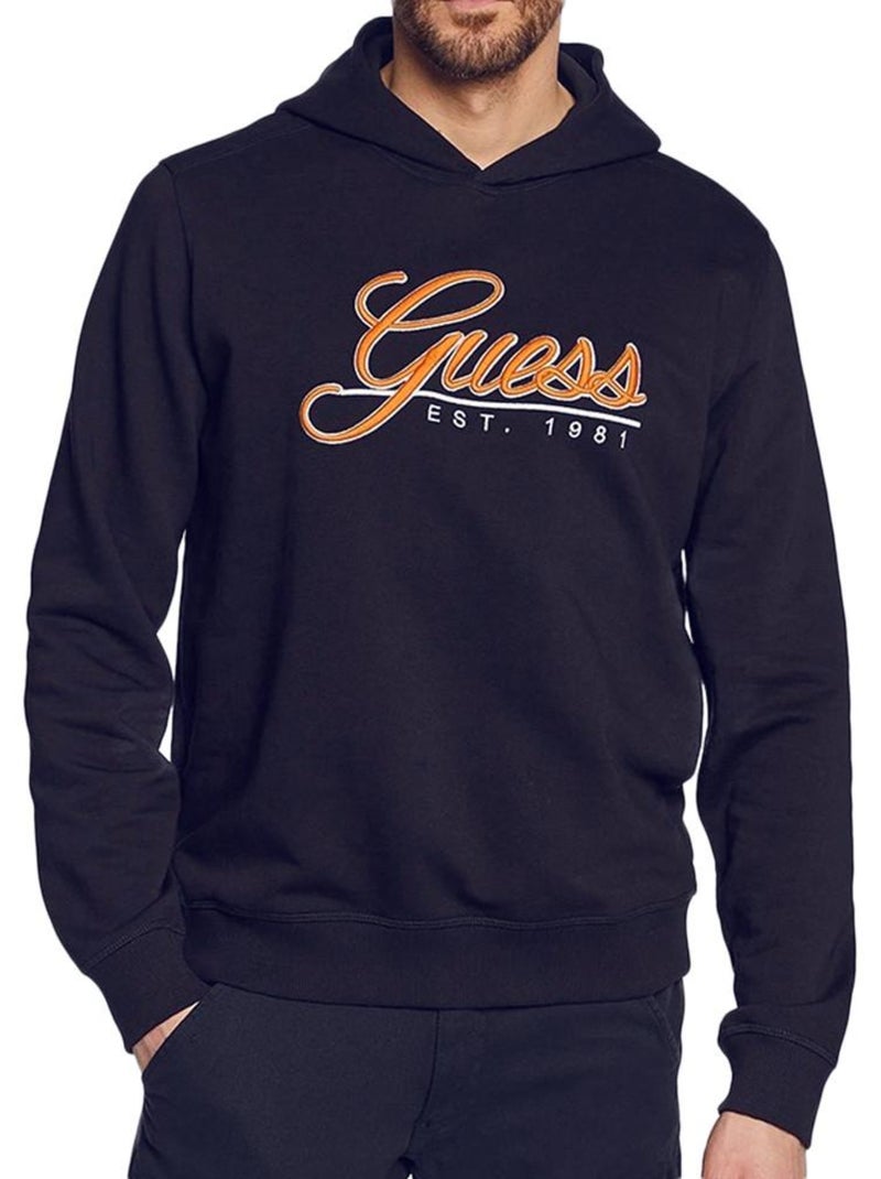 Sweat com capuz guess masculino azul marinho Azul-marinho - Kiabi