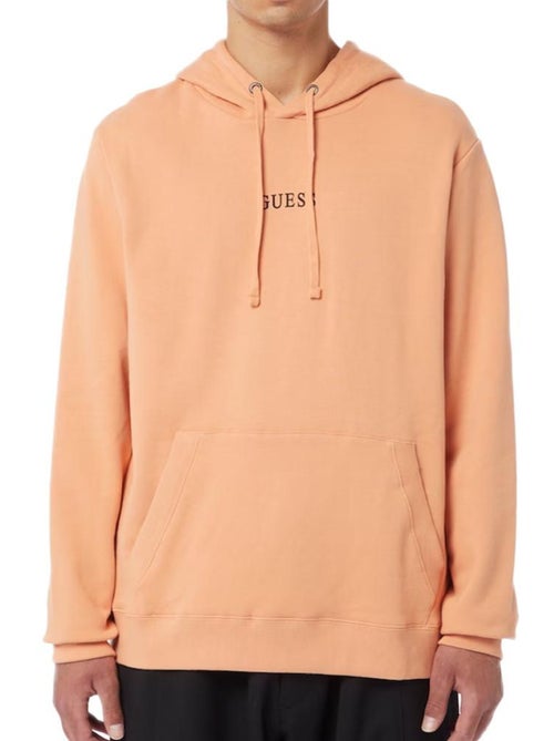 Sweat com capuz guess roy laranja claro para homem - Kiabi Sweat com capuz guess roy laranja claro para homem - Kiabi