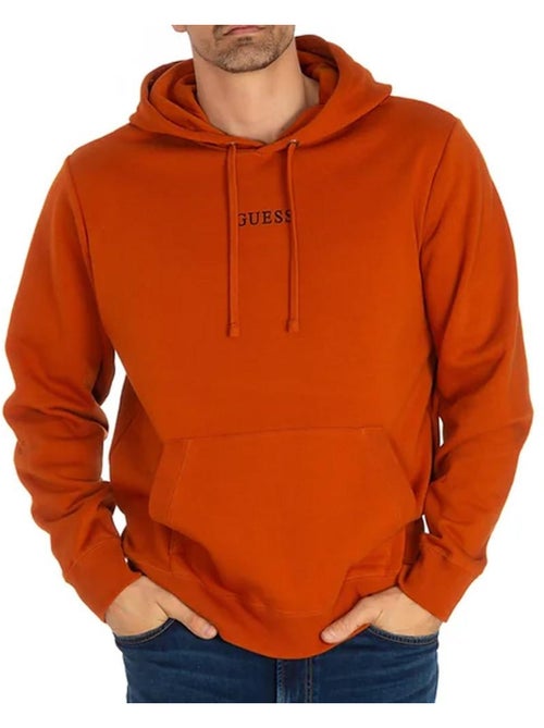 Sweat com capuz guess roy laranja para homem - Kiabi Sweat com capuz guess roy laranja para homem - Kiabi