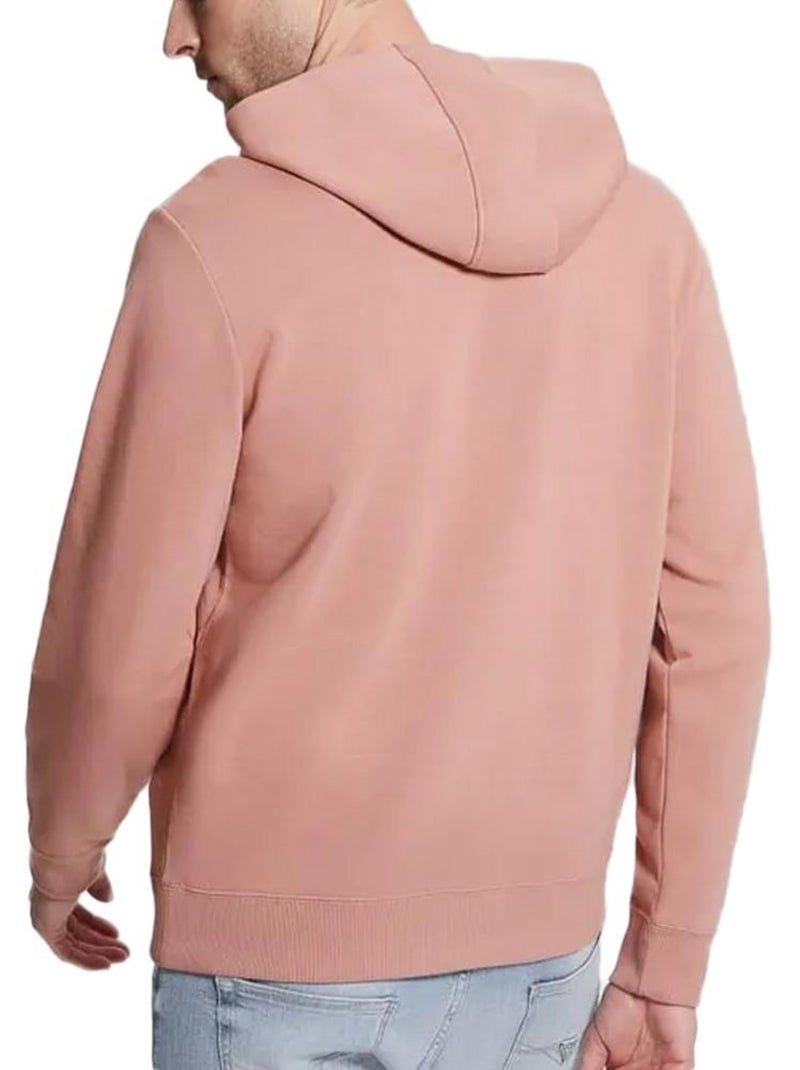 Sweat com capuz guess roy rosa velho para homem Rosa - Kiabi