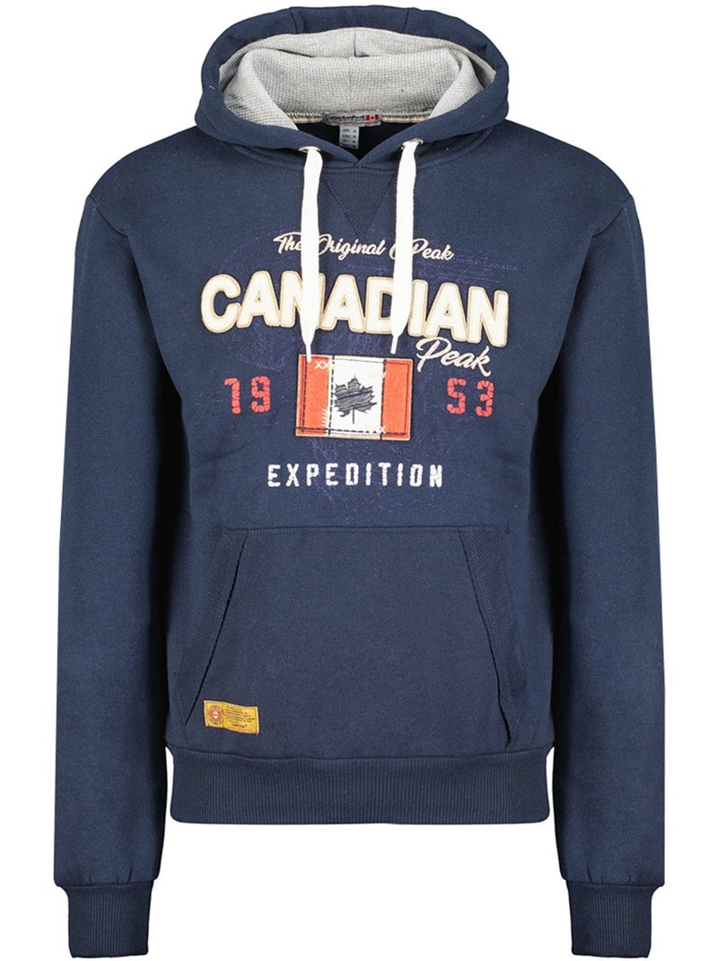 Sweat com capuz guitreak – canadian peak Azul-marinho - Kiabi