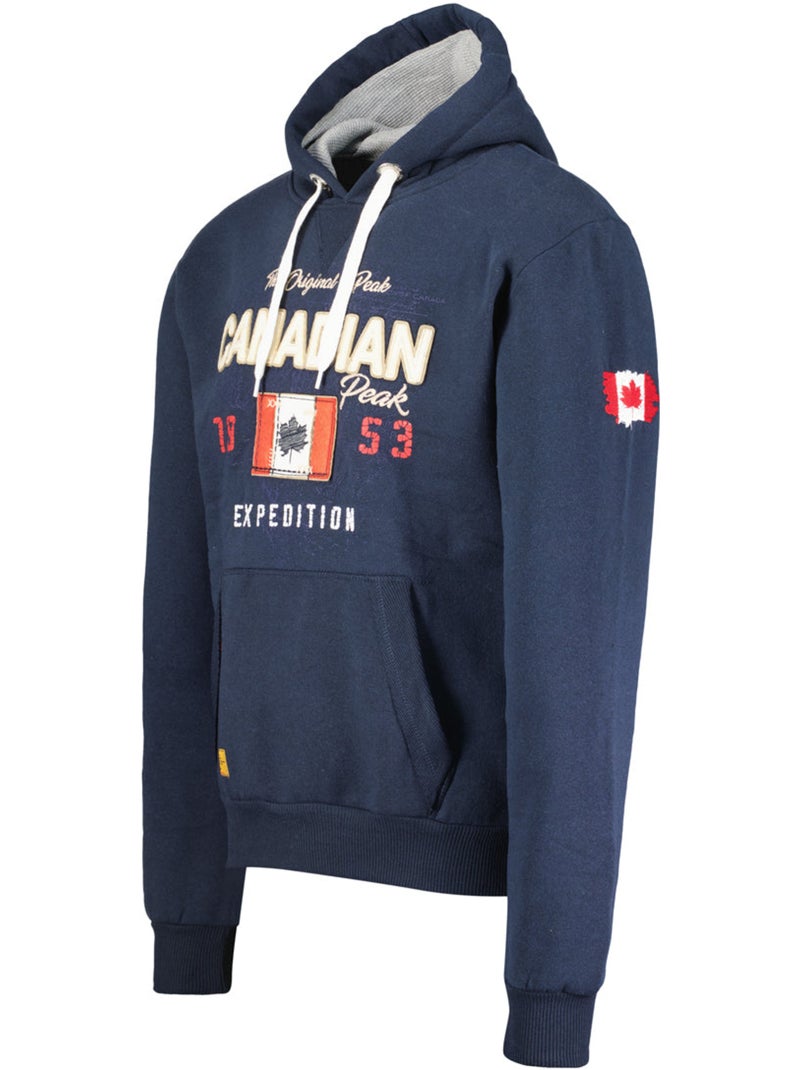Sweat com capuz guitreak – canadian peak Azul-marinho - Kiabi