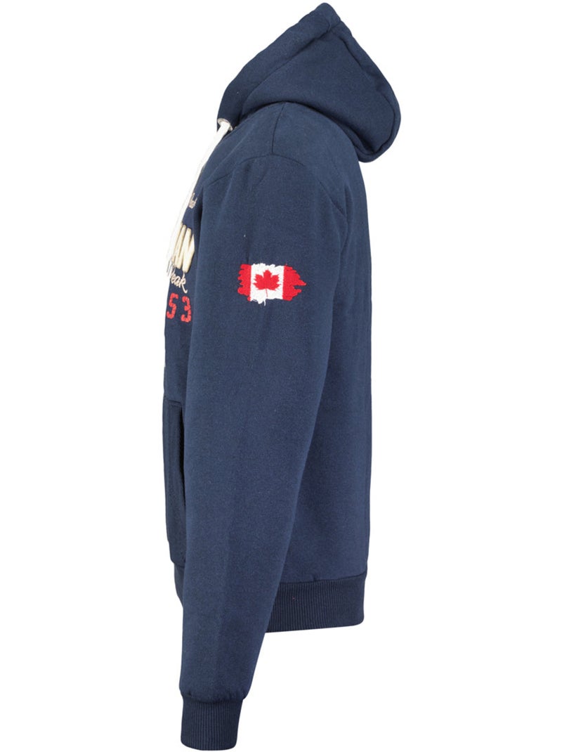 Sweat com capuz guitreak – canadian peak Azul-marinho - Kiabi