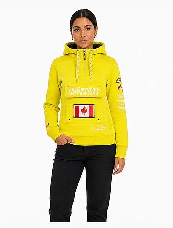 Sweat com capuz gyrelle – canadian peak