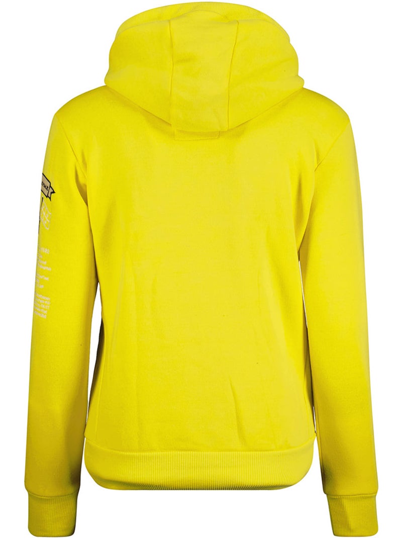Sweat com capuz gyrelle – canadian peak Amarelo-fluorescente - Kiabi