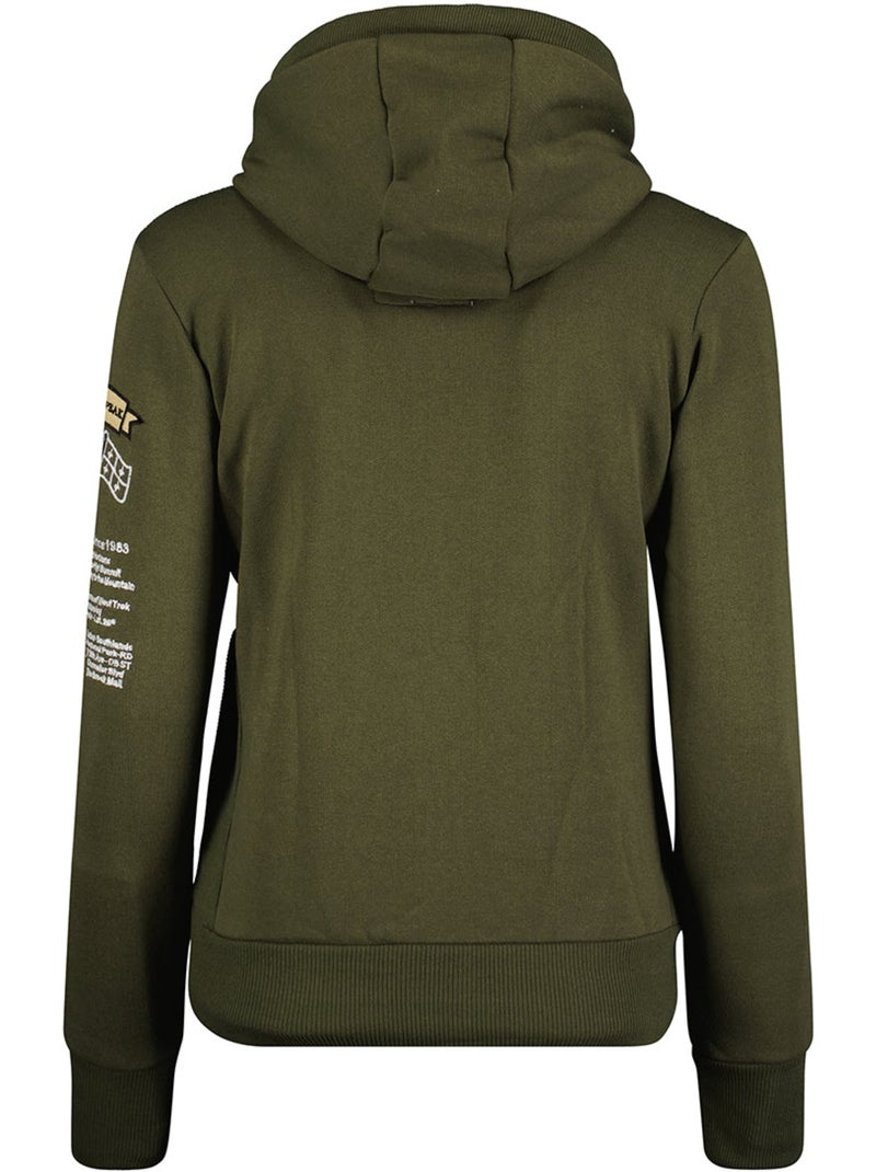 Sweat com capuz gyrelle – canadian peak Cáqui - Kiabi