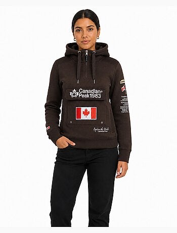 Sweat com capuz gyrelle – canadian peak
