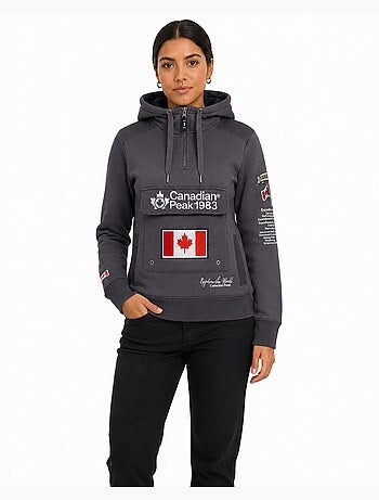 Sweat com capuz gyrelle – canadian peak