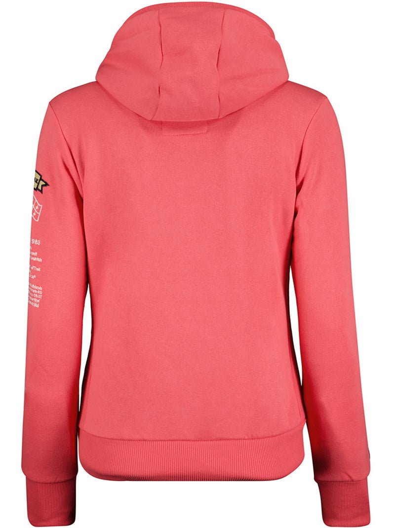 Sweat com capuz gyrelle – canadian peak Coral - Kiabi