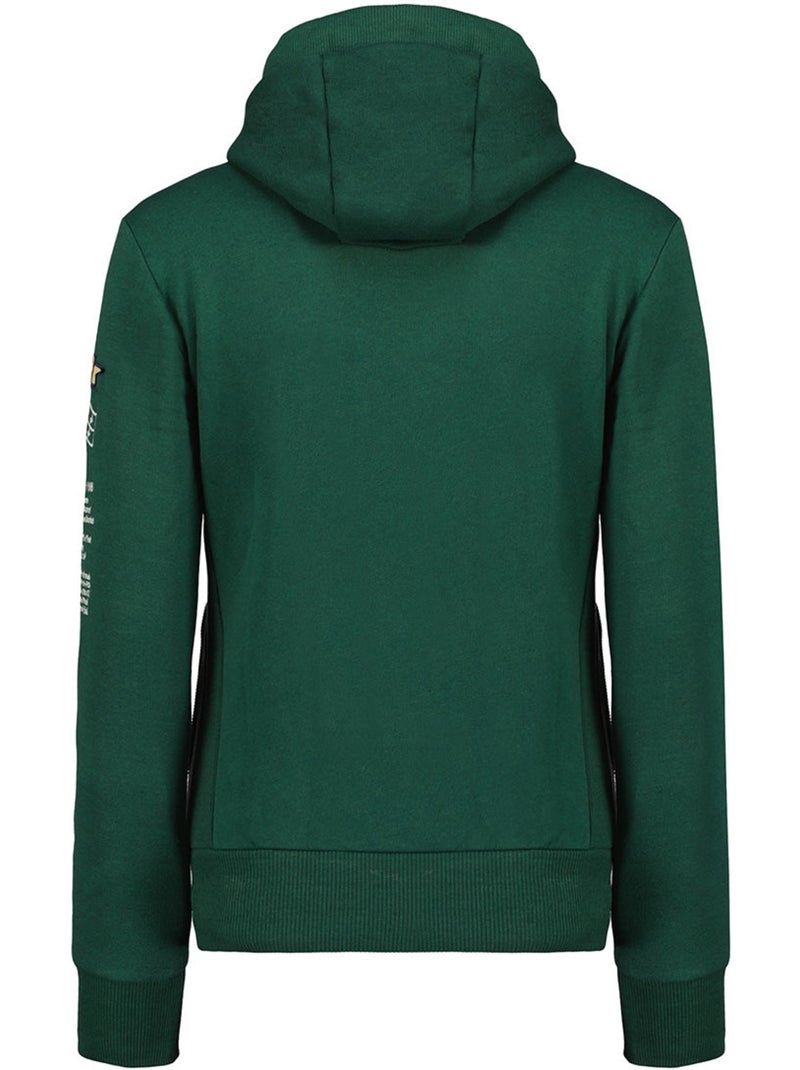 Sweat com capuz gyrelle – canadian peak Verde escuro - Kiabi