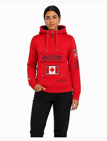 Sweat com capuz gyrelle – canadian peak