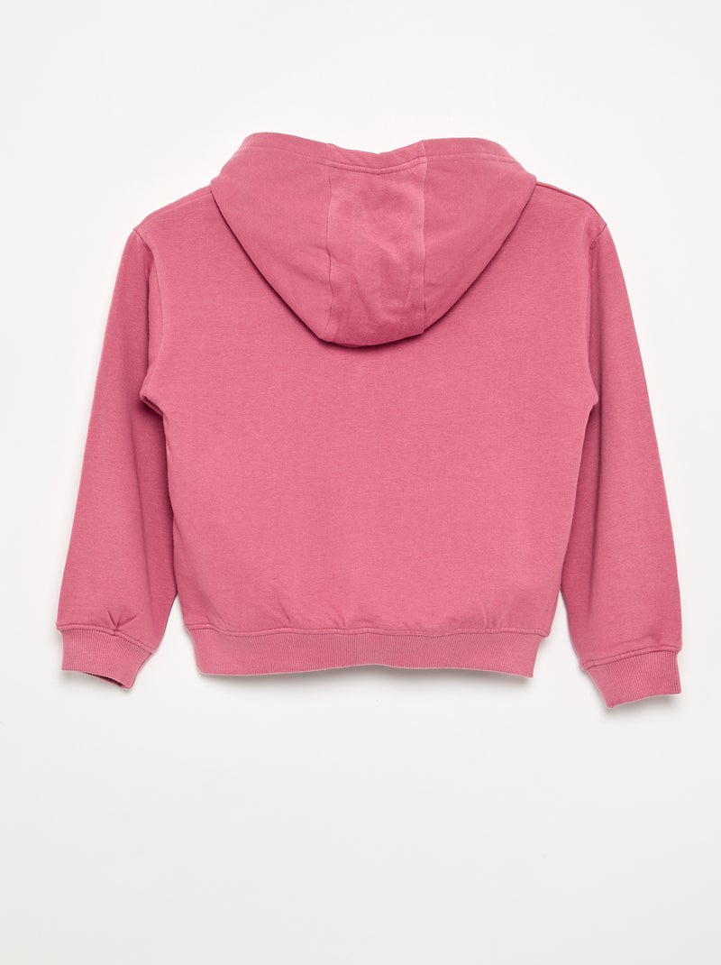 Sweat com capuz 'Hello Kitty' de polar Rosa - Kiabi