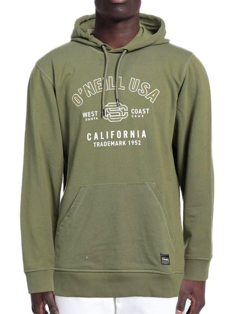 Sweat com Capuz Kaki O'Neill State para Homem Verde cáqui claro - Kiabi