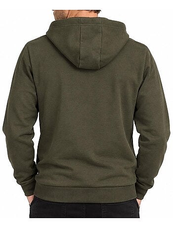 Sweat com capuz kaki para homem ellesse sop23652a