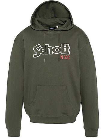 Sweat com Capuz Azul-Marinho Schott Sidney para Homem