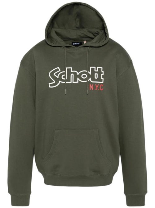 Sweat com capuz kaki para homem schott sidney - Kiabi Sweat com capuz kaki para homem schott sidney - Kiabi