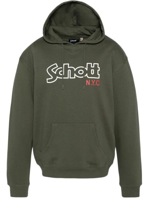 Sweat com capuz kaki para homem schott sidney - Kiabi Sweat com capuz kaki para homem schott sidney - Kiabi