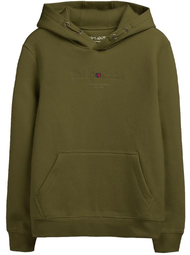Sweat com capuz kaki para homem teddy smith jim Verde cáqui claro - Kiabi