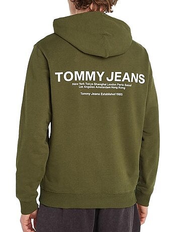Sweat com Capuz Kaki para Homem Tommy Hilfiger Entry Grap