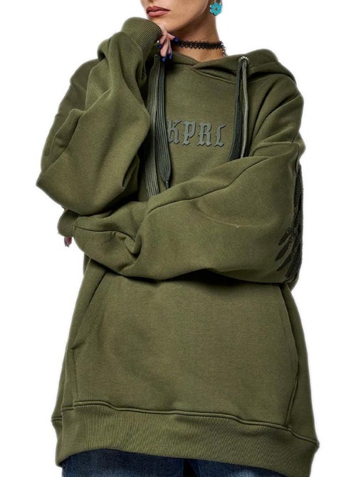 Sweat com Capuz Kaki para Mulher Kaporal SALTO - Kiabi Sweat com Capuz Kaki para Mulher Kaporal SALTO - Kiabi