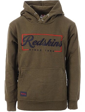 Sweat com capuz bege para rapaz redskins sc6072