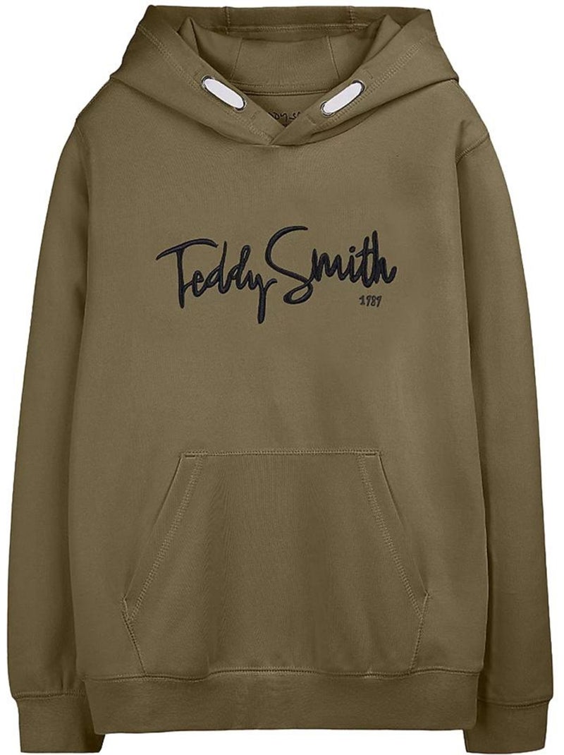 Sweat com capuz kaki para rapaz teddy smith sevry Verde cáqui claro - Kiabi