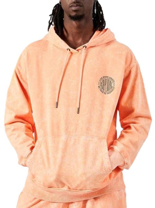 Sweat com capuz laranja para homem kaporal blast - Kiabi Sweat com capuz laranja para homem kaporal blast - Kiabi