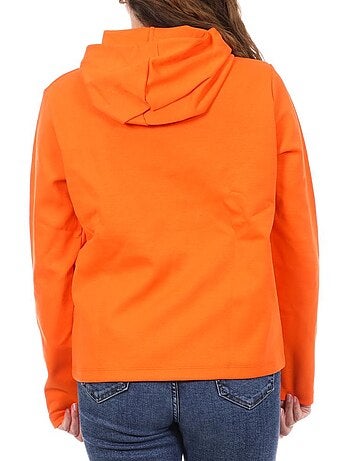 Sweat com Capuz Laranja para Mulher Le Coq Sportif N°9