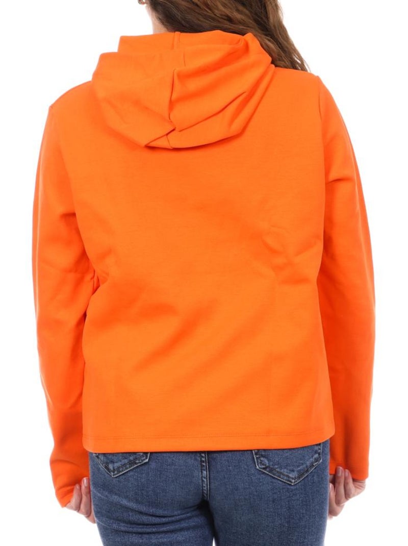 Sweat com Capuz Laranja para Mulher Le Coq Sportif N°9 Laranja - Kiabi